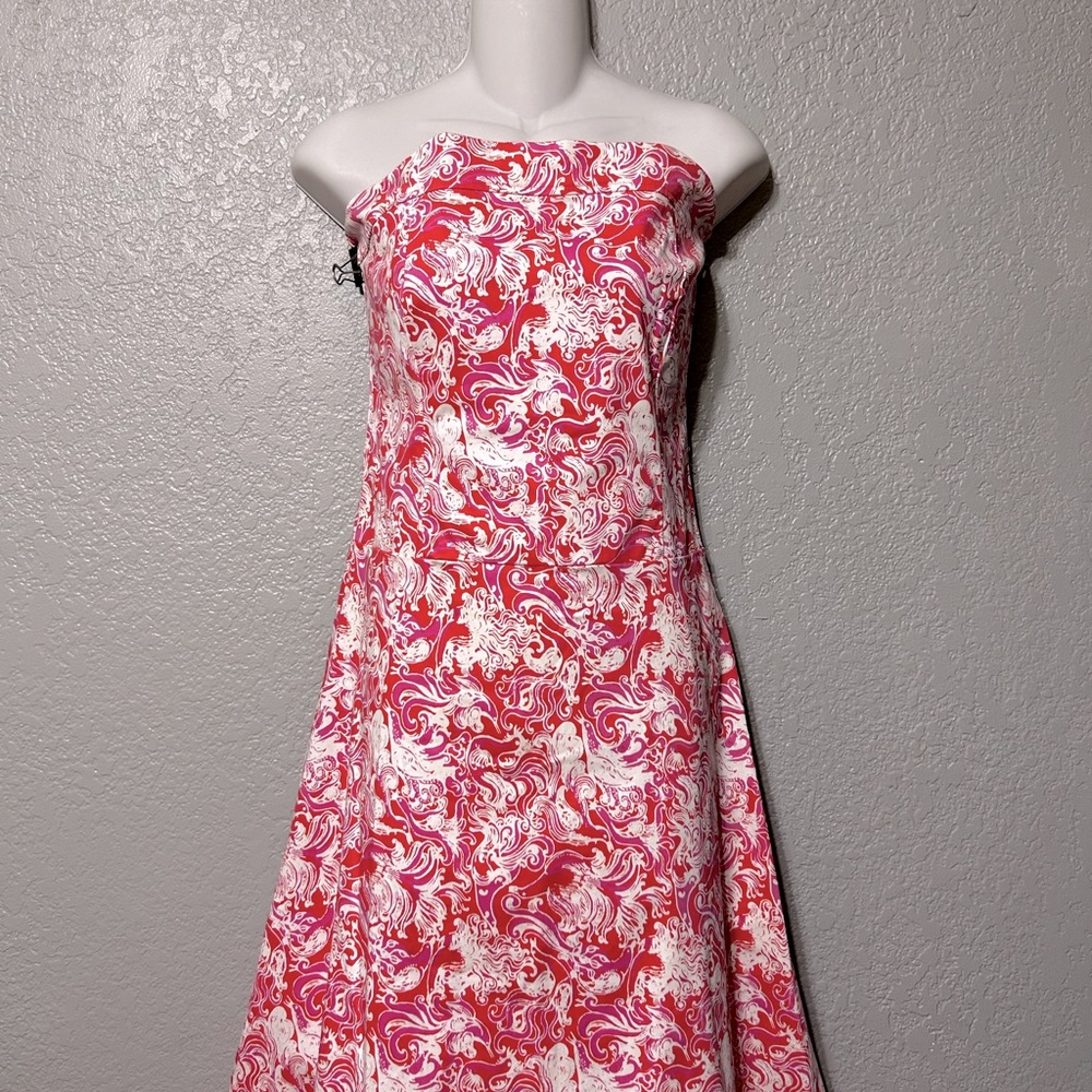 Key West pink floral dress